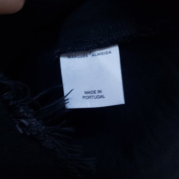 MARQUES ALMEIDA Black Denim Halterneck Top - Picture 10 of 11